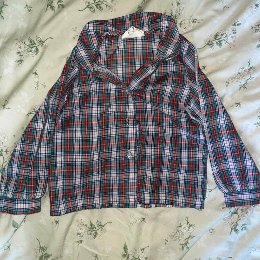 Children’s Vintage The Pond button up plaid shirt